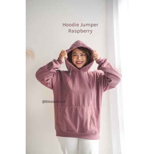 Hoodie Jumper Raspberry