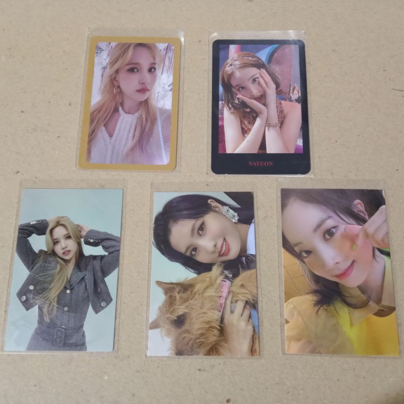 TWICE MORE AND MORE EYES WIDE OPEN EWO PHOTOCARD PC Mina Nayeon Momo Dahyun