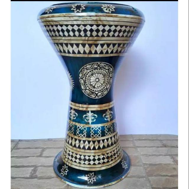 Darbuka calti dumbuk istimewa motif timur tengah batik alexandria aha Remo percusion power beat f