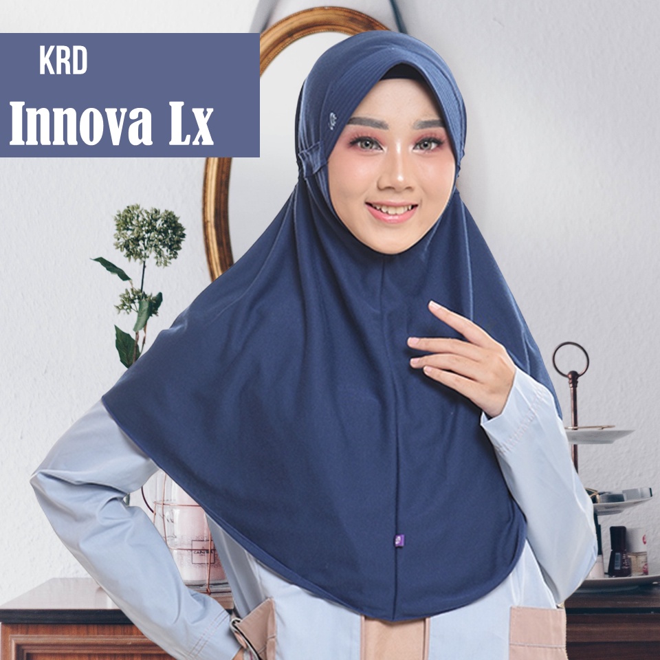 Jilbab Rabani Asli Sekolah An Innova Lx Rabbani Instan Ori Polos Serut Tertutup Murah