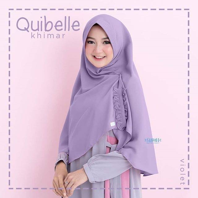 Valisha Mya Pashmina Instan Violet Hijab Kerudung Khimar 