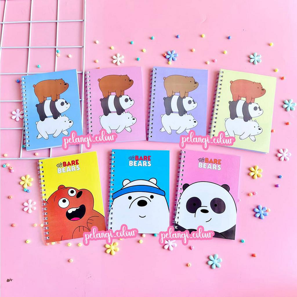 

Buku Notes We Bear Bears/ Buku Catatan Bear Bears / Notes Ice Bear Panpan Grizzy