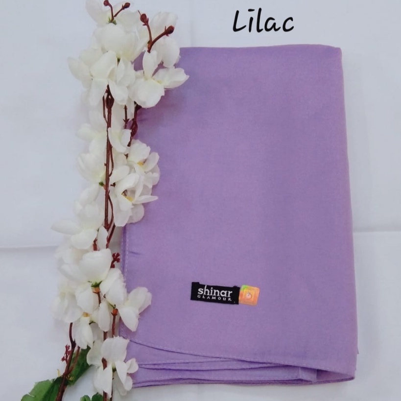 kerudung hijab / jilbab segi empat SHINAR GLAMOUR glitter glowing ansania dan azara original bahan m