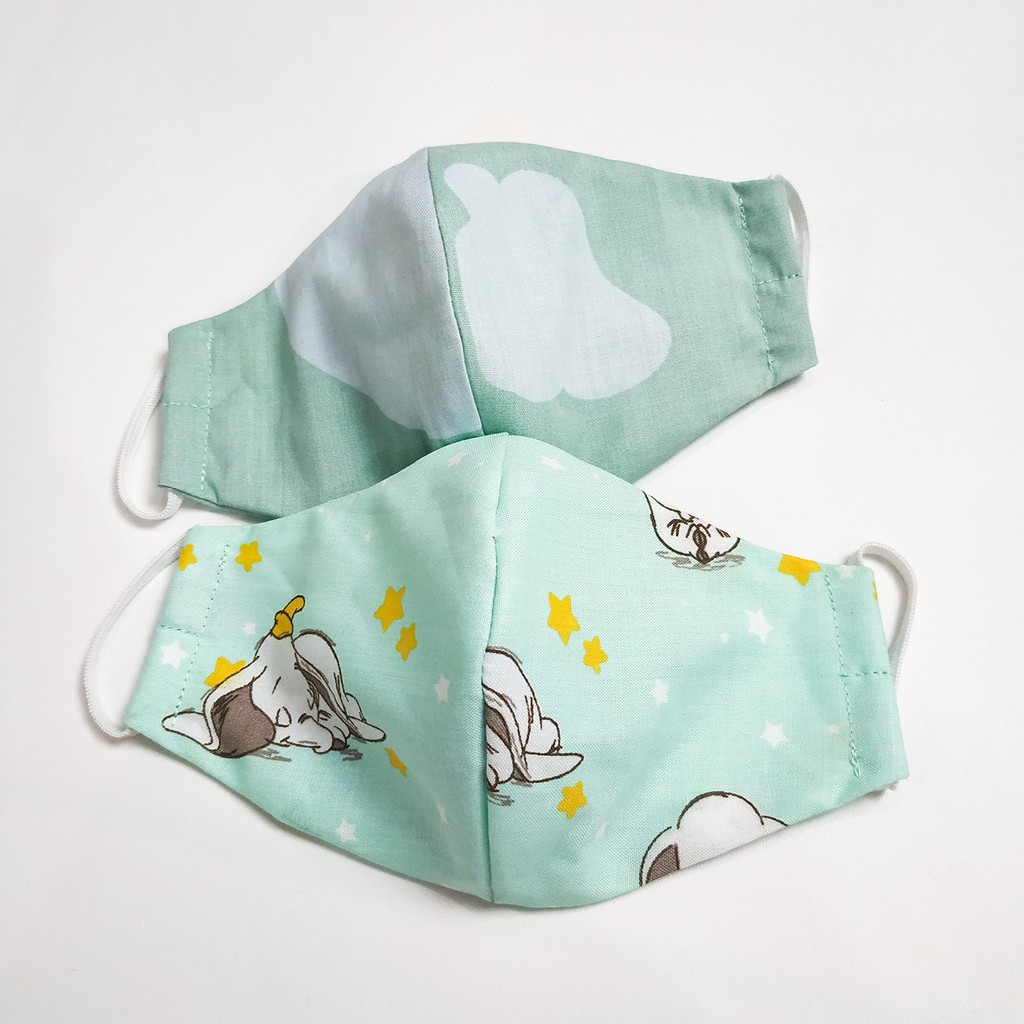 Masker Katun Motif ( DUMBO , CLOUD )