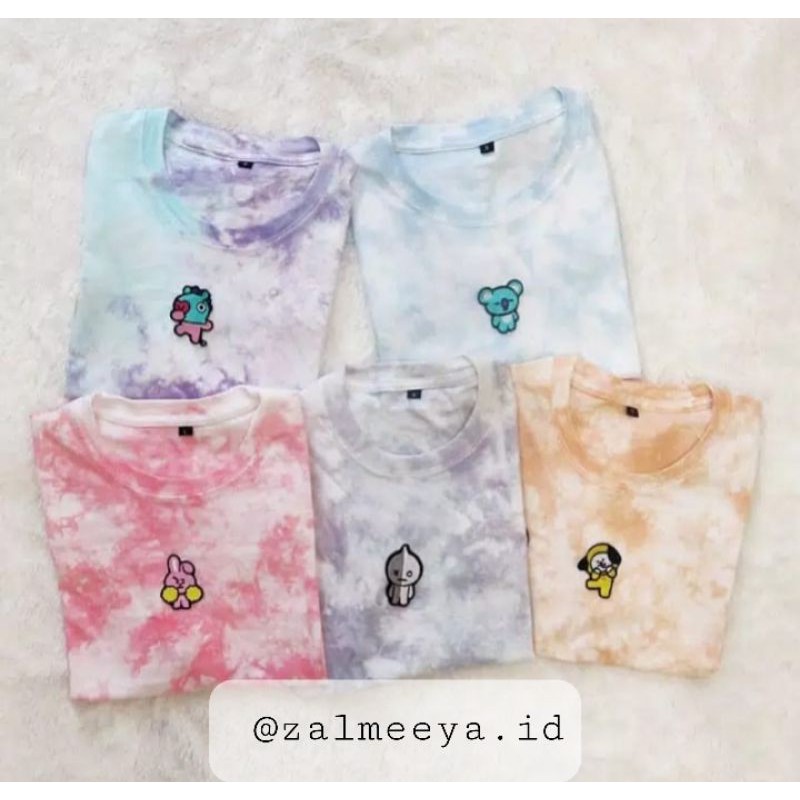 TIE DYE GAMBAR BORDIR LUCU