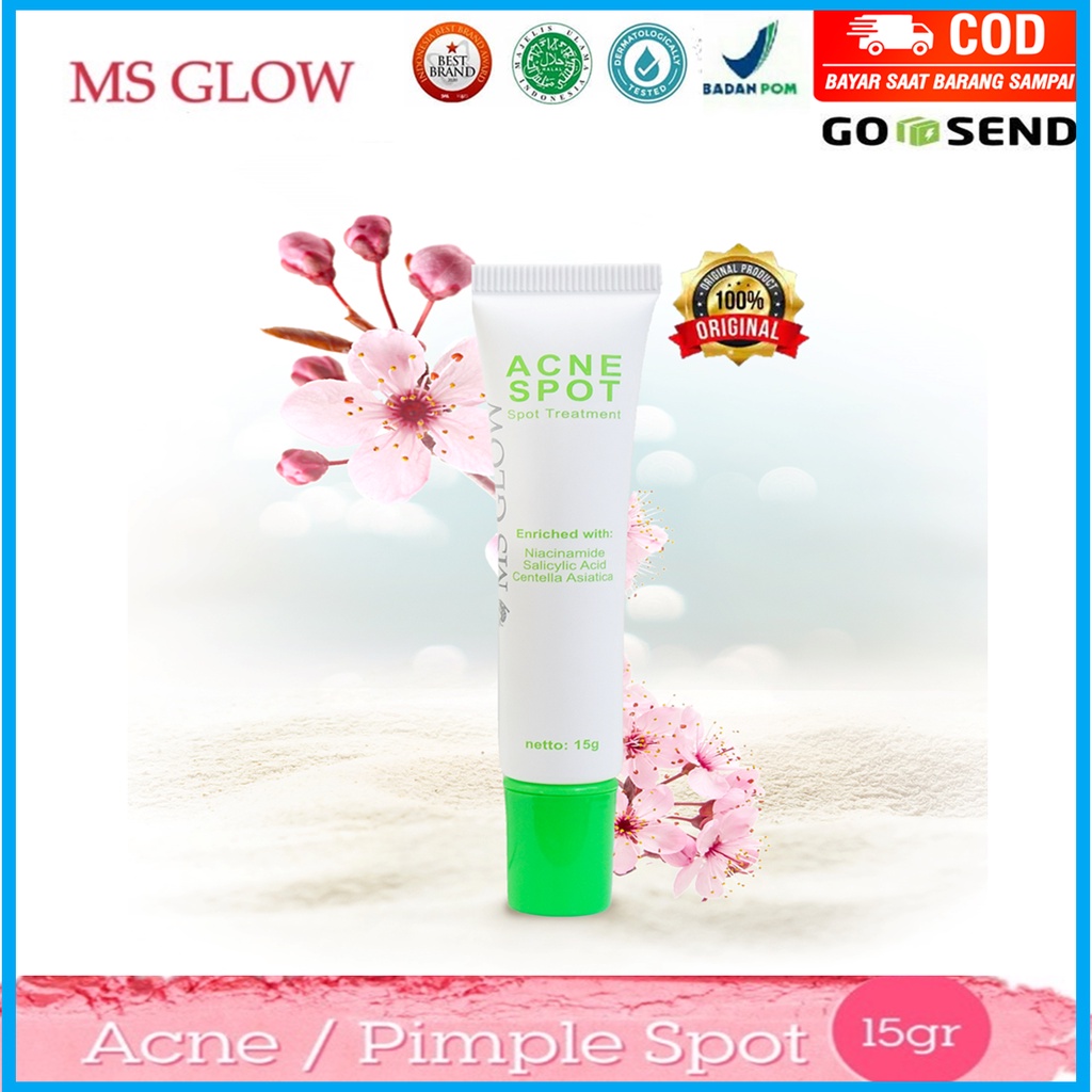 MS GLOW ACNE SPOT GEL oles jerawat