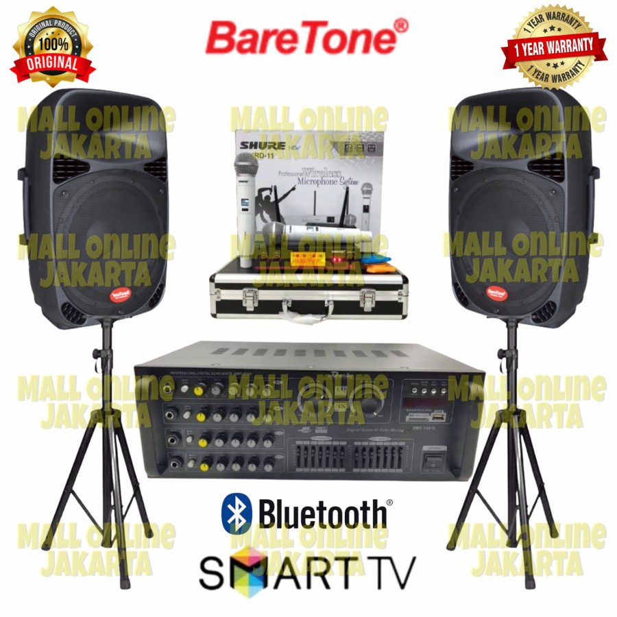 Paket Karaoke Baretone 15 inch Dusenberg Sound system Rumah SNI