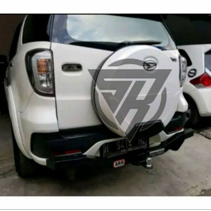 Bemper Belakang ARB Besi Towing Bar Rush Terios Lama Model Bengkok