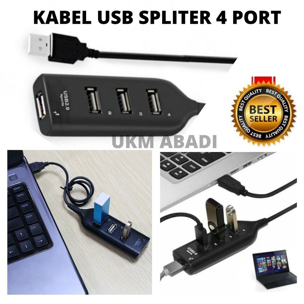 Kabel USB Spliter Portabel  4 Port 111158