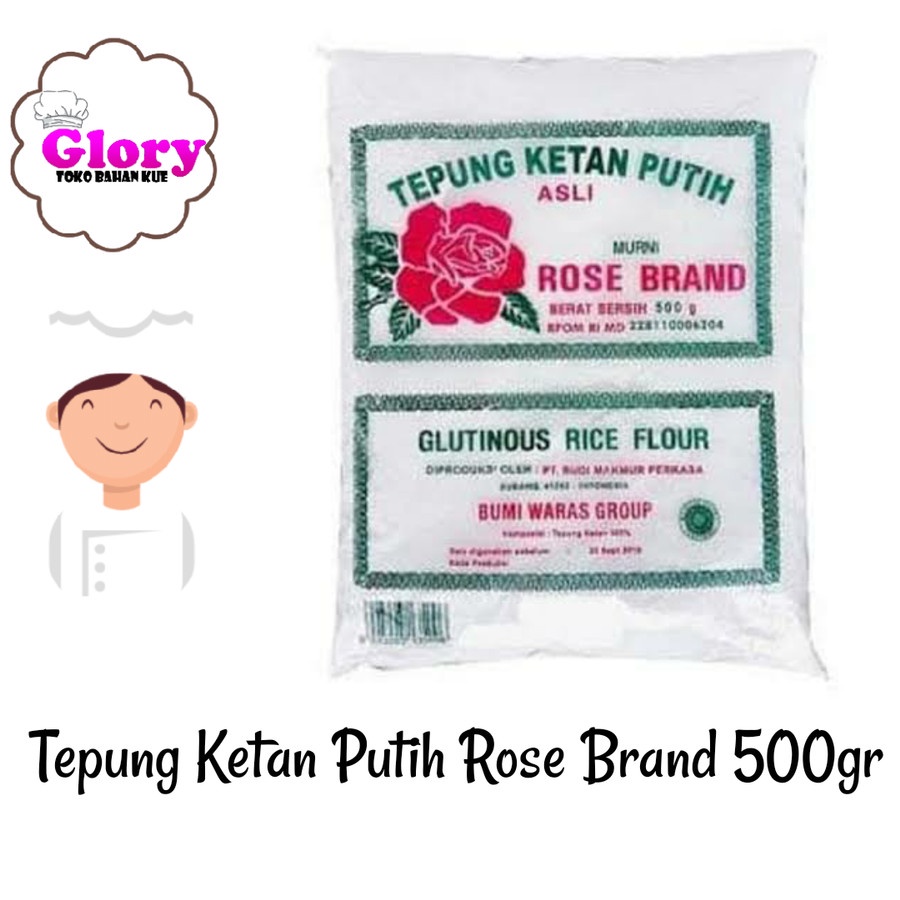 

tepung ketan rose brand 500 gr