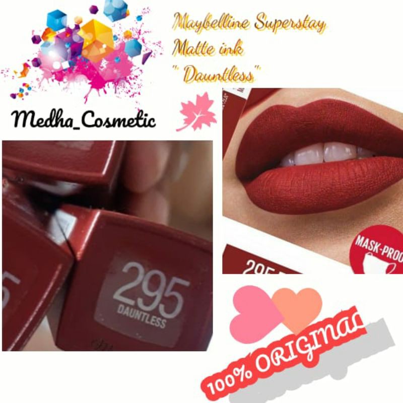 [ terbaru ] maybelline superstay matte ink dountless #295 original