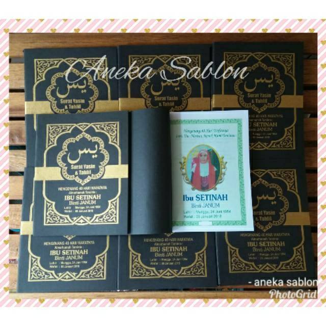 SOUVENIR BUKU YASIN ISI 144 HALAMAN