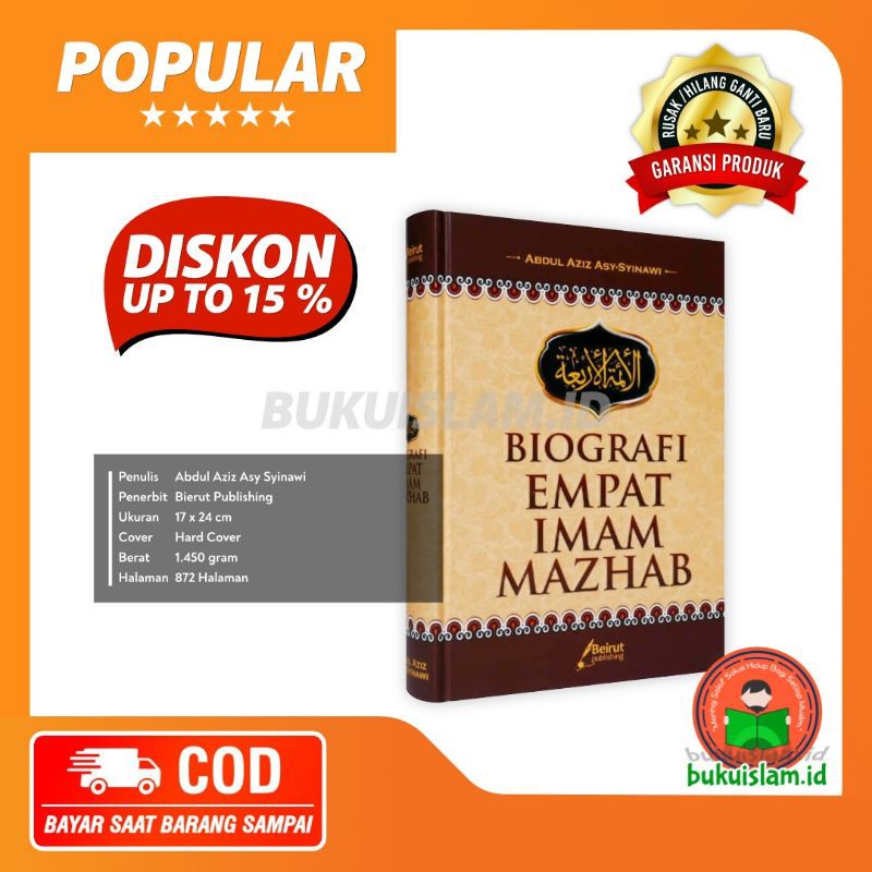 Biografi Empat Imam Mazhab Abdul Aziz Asy Syinawi Beirut Publishing Shopee Indonesia