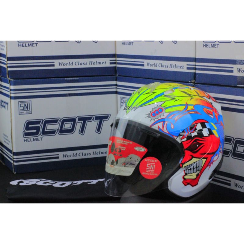 Helm Scott Ram 4 Helm Scott R5 Terbaru Not Tsr Not Arai