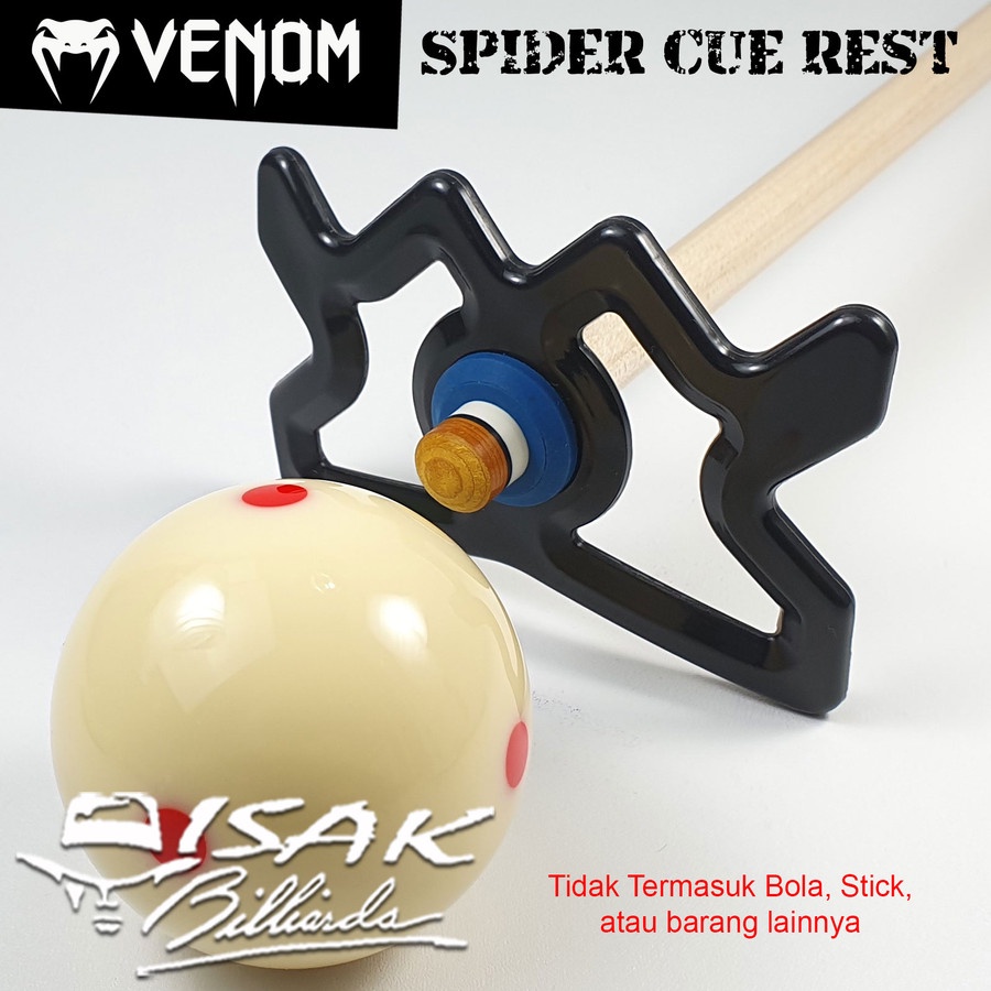 Spider Pro Cue Rest - Kepala Cagak Stick Billiard Bridge Stik Biliar