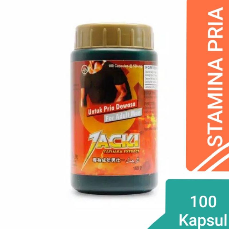 JACKI || suplemen penambah stamina pria