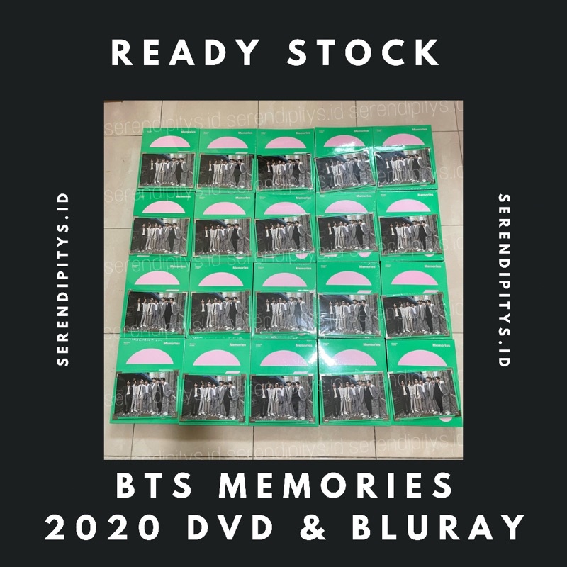 READY STOCK BTS MEMORIES 2020 DVD & BLURAY SEALED FULLSET OFFICIAL WEVERSE SHOP MEMORIES DVD 2020 ME