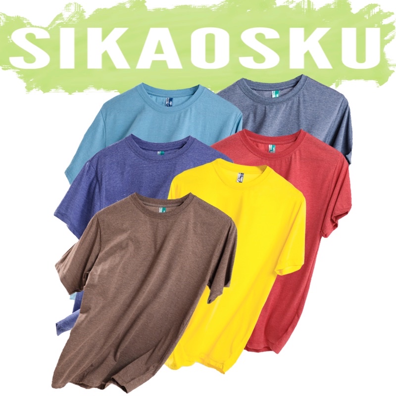  KAOS  POLOS COTTON TWOTONE MISTY LENGAN PENDEK 30 S PRIA 