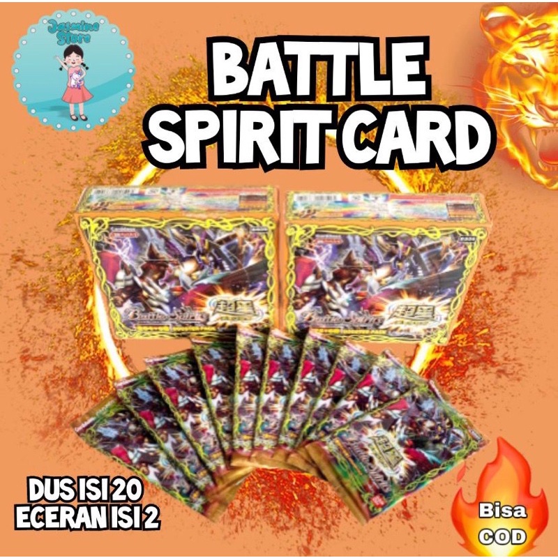 Kartu Battle Spirits/Permainan Kartu/Kartu Booster Pack Battle Spirits/Kartu Koleksi Trading Card Mainan Anak Game Anime Battle Spirits