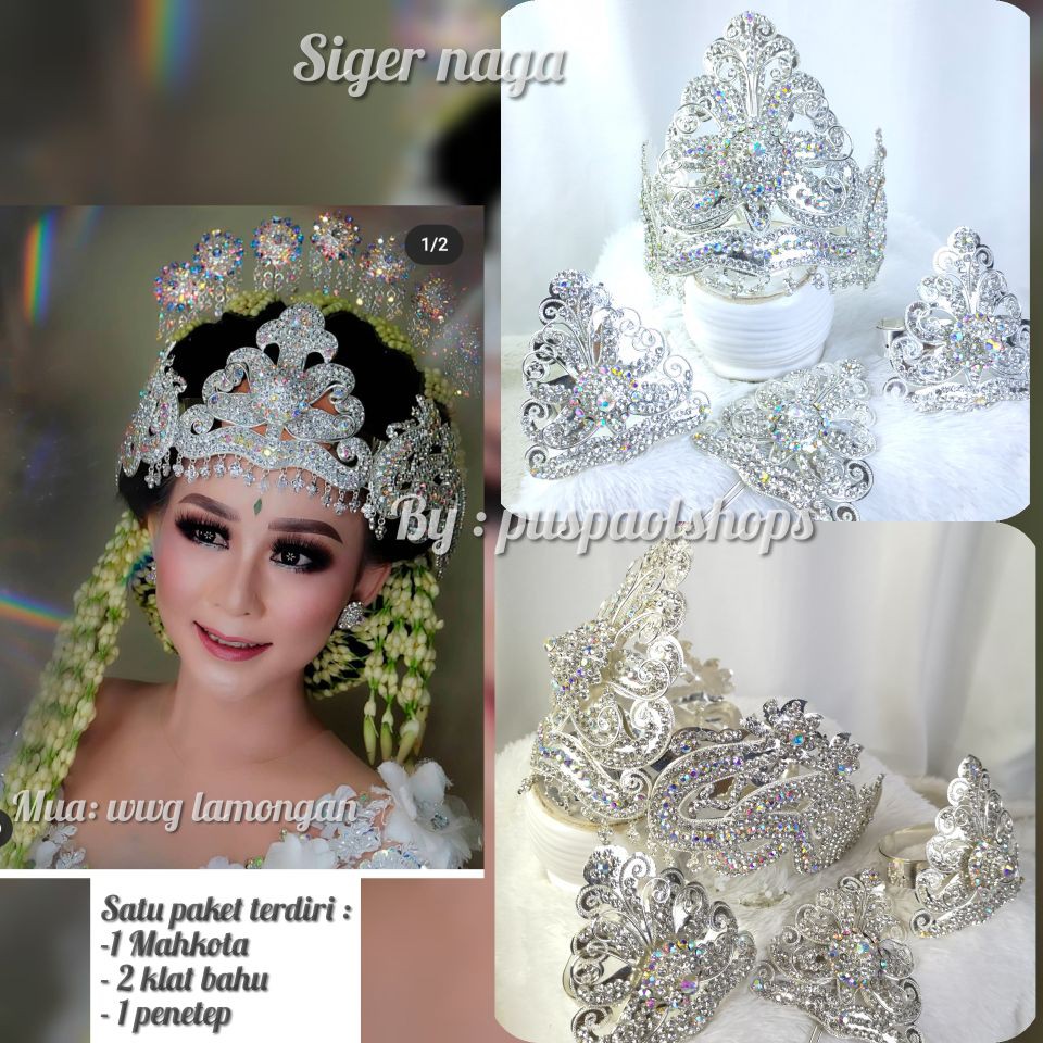 mahkota  sunda  siger  naga  silver