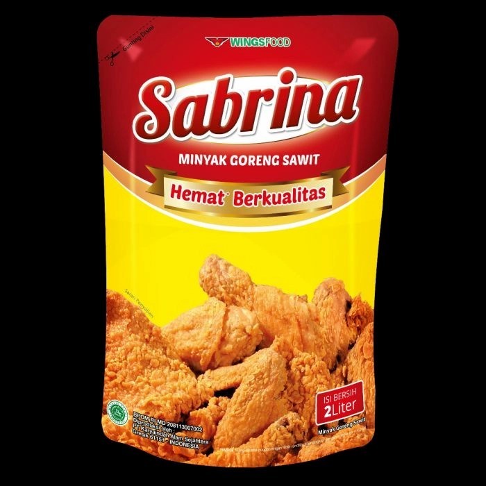 minyak goreng 2 liter sabrina