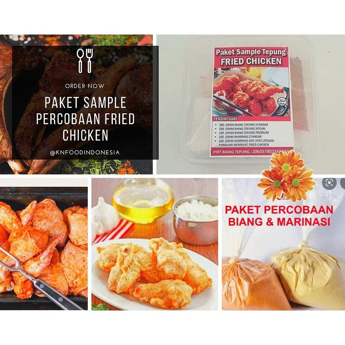 

BISA COD KB122 Paket Percobaan Fried Chicken -Paket Sampel Tepung Fried Chicken