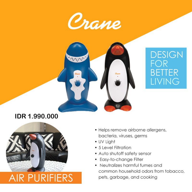 Crane USA Air Purifier - Penguin