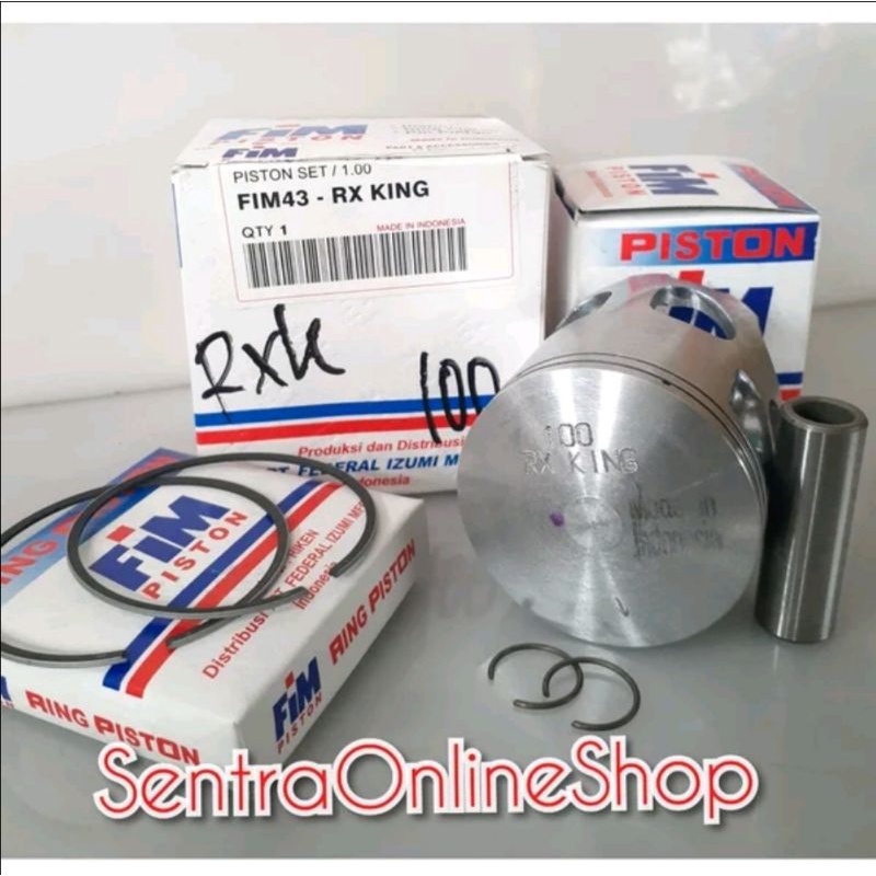 Piston seher kit rxk rx king oversize 100 fim