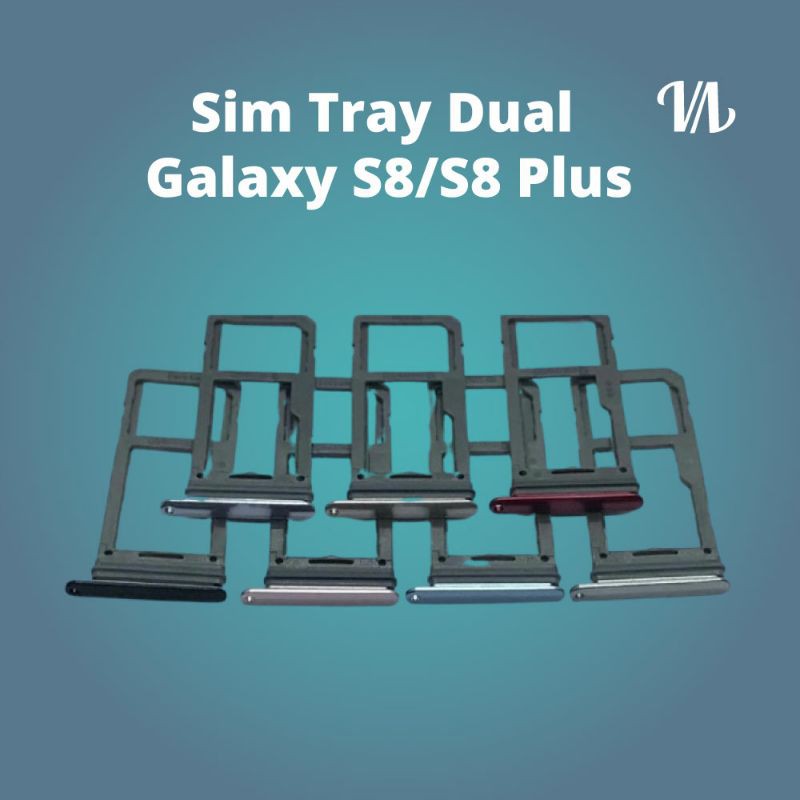 Simtray sim tray samsung galaxy s8 s8+ s8 plus dual sim | tempat sim card