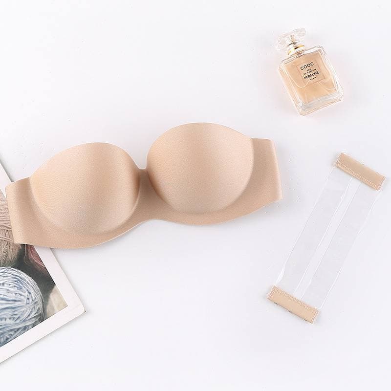 ASK.ID Bra Invisible BIO BRA KAIT STRAP KAIN SUPER NYAMAN Bra Push Up Bra Seemless Tanpa Tali Anti Slip Sexy Untuk Wanita BRA38