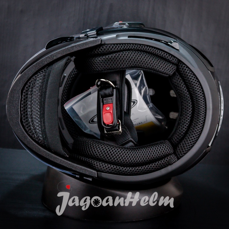 ZEUS HELM ZS611C SOLID | BLACK METALIC |  ZS 611C | ZS-611C | Double Visor-5