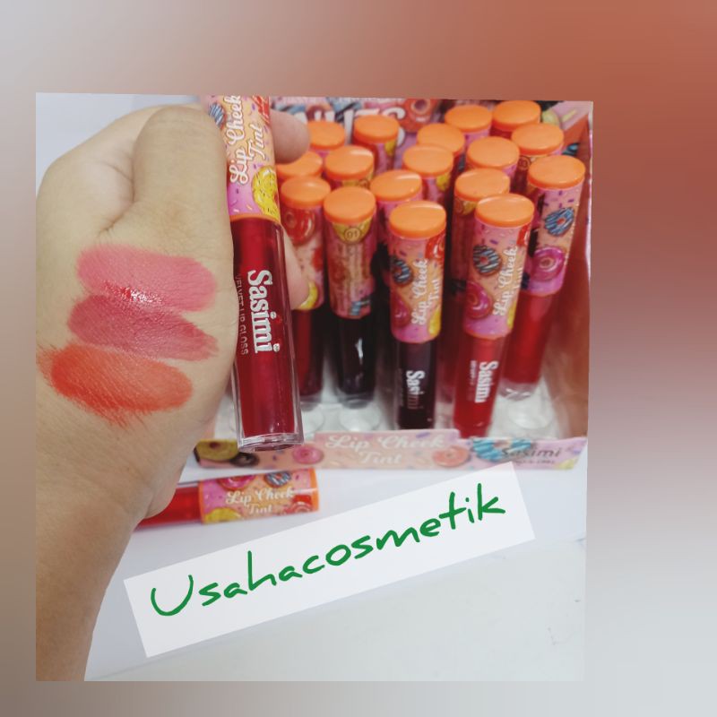 LIP TINT SASIMI DONUT 6PCS  NO.S-1991