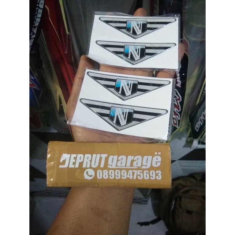 Emblem 3D Sayap Nouvo Custom Nouvo SX Nouvo Elegant Nouvo Z Nouvo Lele Nouvo Z