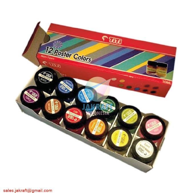 

PROMO Cat Lukis Poster Paint Set Botol 12 Warna TITI POC-10ML-12/CAT AKRILIK SET/CAT AKRILIK SET 24 WARNA/CAT AKRILIK PASTEL/CAT AIR/CAT AIR LUKIS SET/CAT AIR GIOTTO/KUAS LUKIS 1 SET/KUAS LUKIS KECIL/KUAS LUKIS LENGKAP/KANVAS LUKIS/KANVAS LUKIS