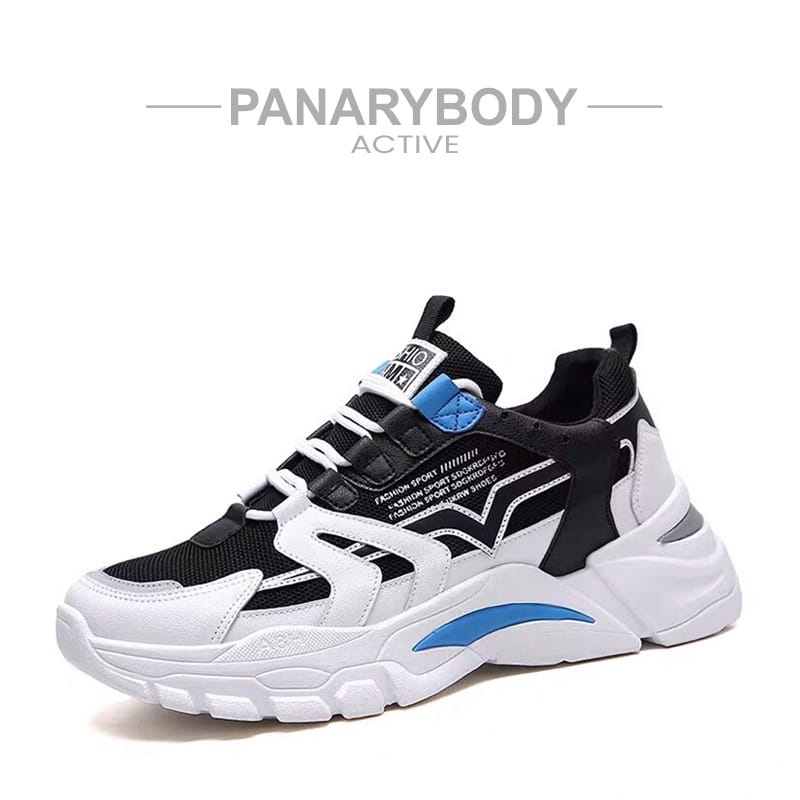 Sneakers Olahraga Pria Panarybody Sepatu Kasual Mesh Breathable Original Low Top Men Sport Shoes