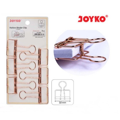 

BINDER CLIP ROSEGOLD JOYKO H155RG