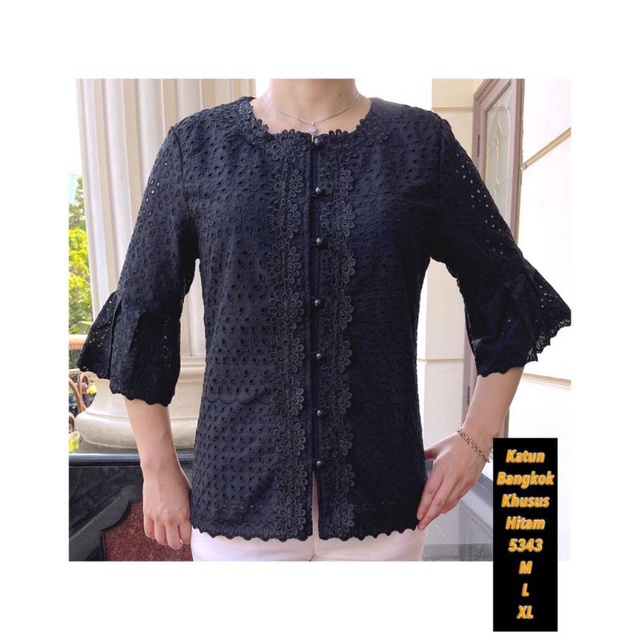 atasan katun bolong / atasan bangkok / atasan wanita / atasan wanita / atasan brokat / blouse katun 
