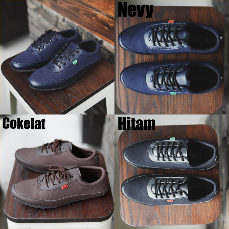 (bisa cod) Sepatu Sneakers Terbaru!! Sepatu Pria Kickers Lethalf Murah Bahan Suede Keren Santai warna trendy