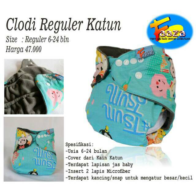 Clodi faaza reguler  / distributor clodi / clodi lokal / clodi termurah