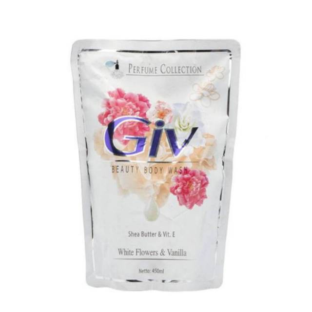 GIV Body Wash White Flowers & Vanilla 450ml
