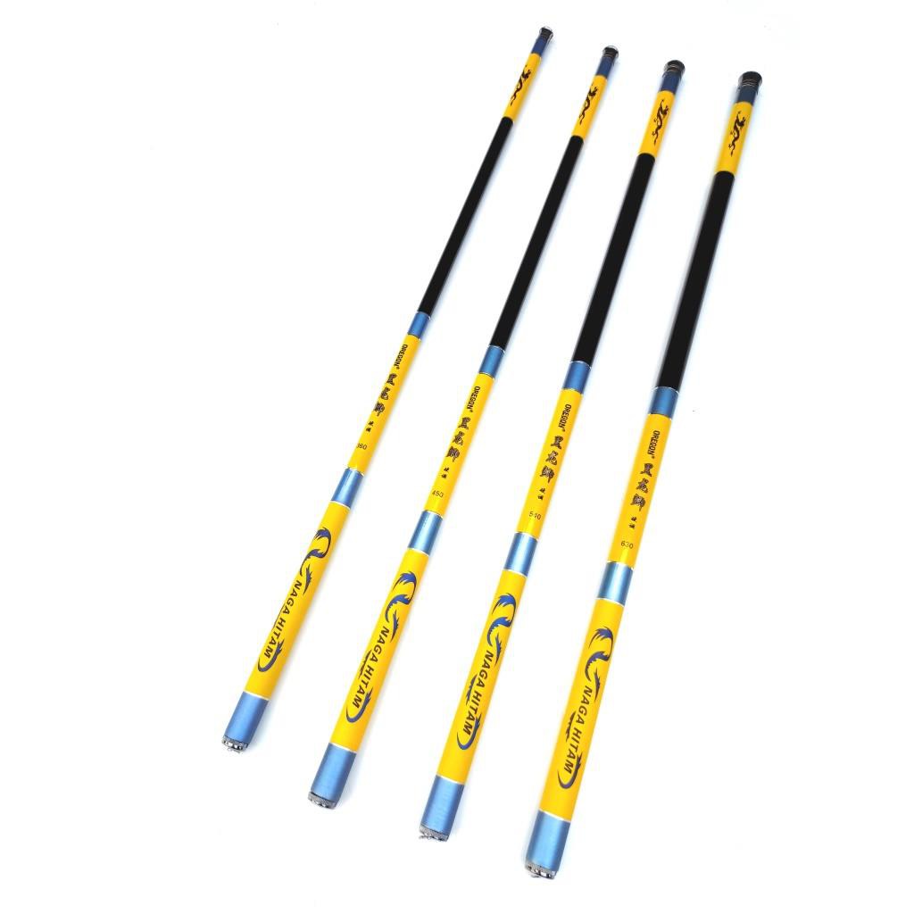 Joran Tegek Oregon Naga Hitam 360 450 540 630 Cm Ruas Panjang