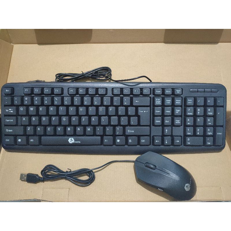 Paket Keyboard Bundle Mouse Full Size Eyota K55