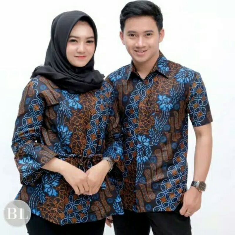 Rama Shinta Couple - Melani Set Couple Lilit Rovella Batik Couple Modern