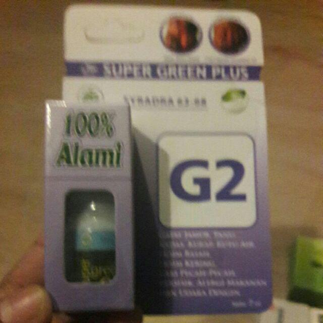 (green Plus Biru) Super Green Plus Obat Gatal Dan Alergi Tanpa Original