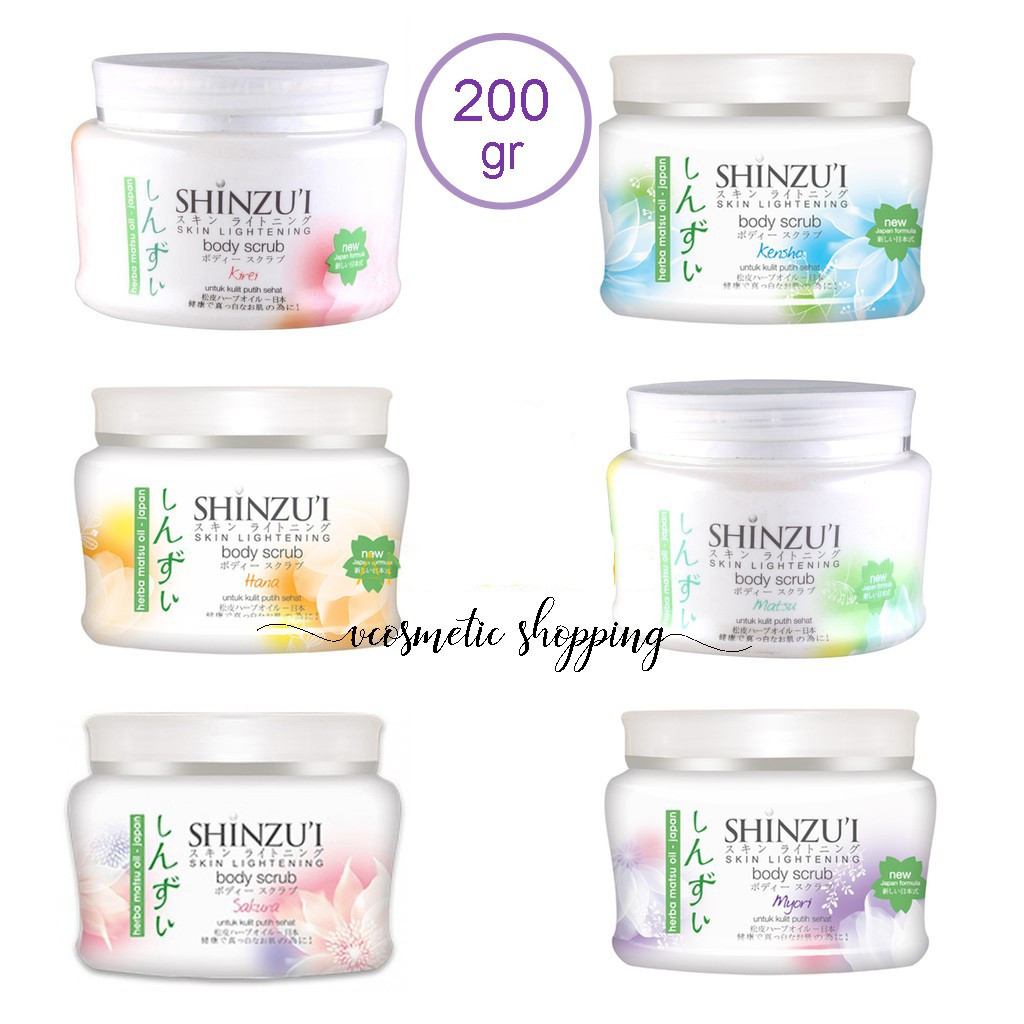 Shinzui Body Scrub Lulur Badan 200g (BESAR)