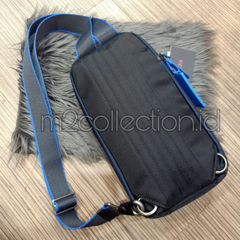 New Slingbag Fife Slim Blak List Navy Bodybag Tas Selempang Mirror Quality