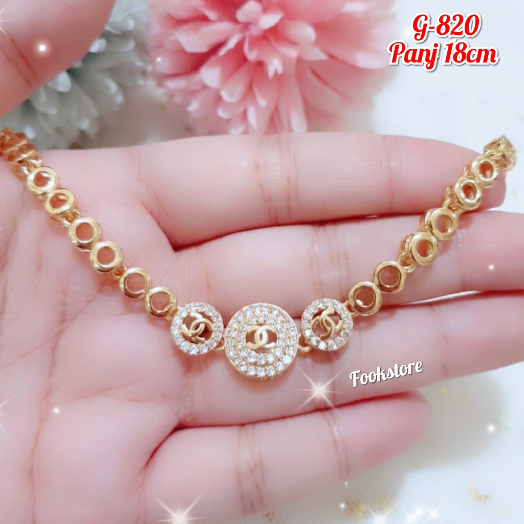TERBARU Gelang Wanita 2 LAYER Fashion Korea-820