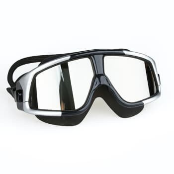 Kacamata Renang Large Wide Polarizing Anti Fog UV Protect GOG-300 - perak
