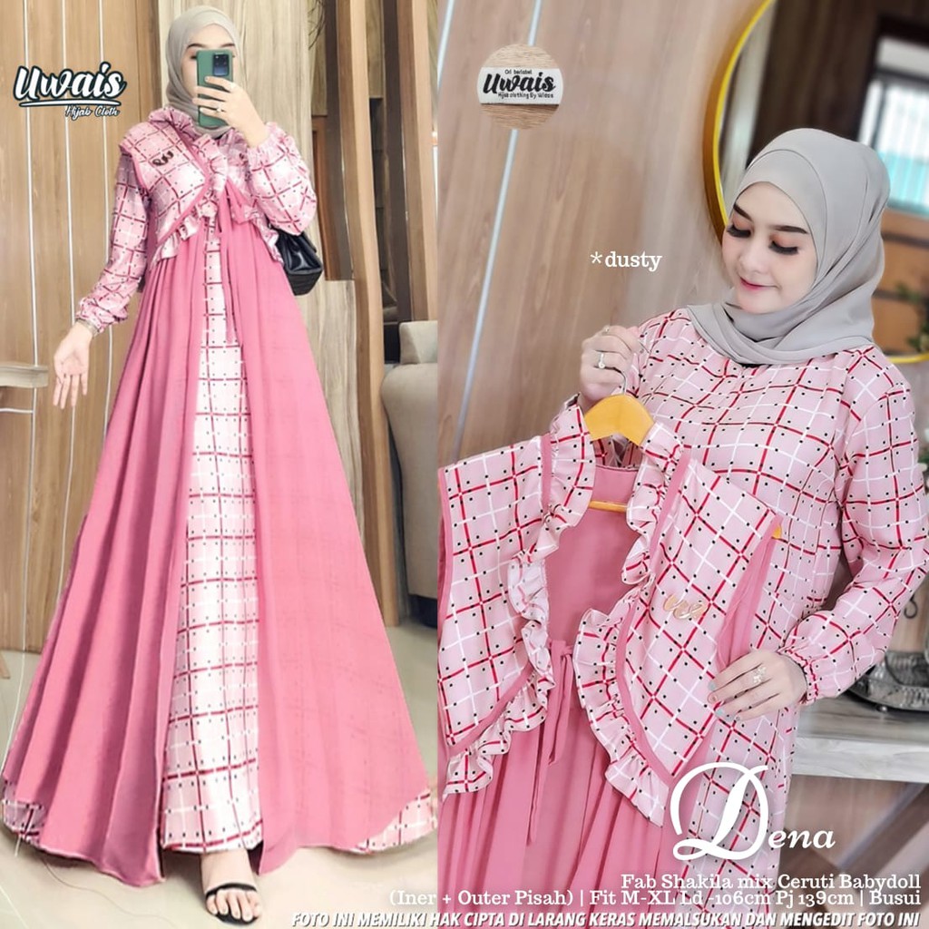 UWAIS GAMIS ORIGINAL | DENA DRESS TERBARU DAN TERMURAH