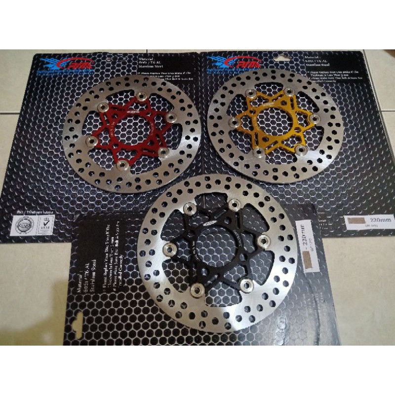 PIRINGAN CAKRAM DEPAN PSM JUPITER Z MX NEW VEGA R BLADE UKURAN 220